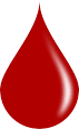 blood drop - Please Give Blood! — The Death Project